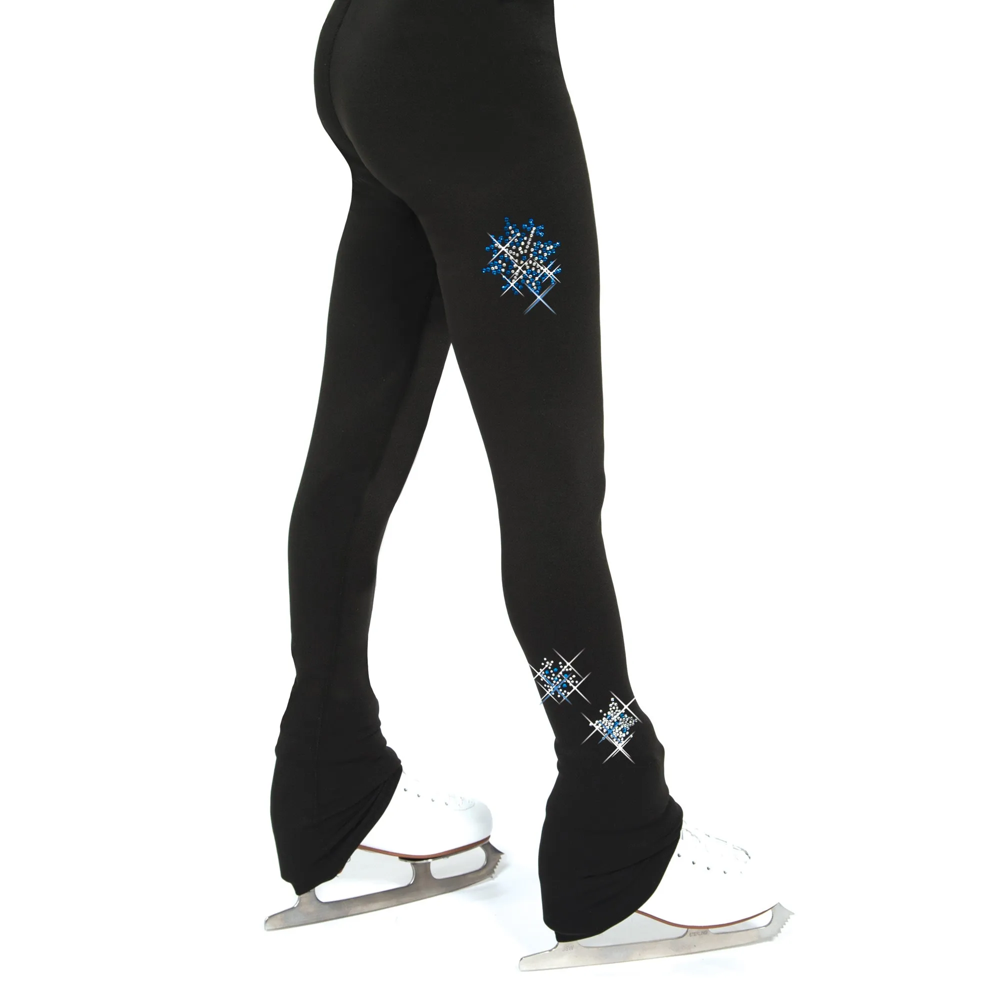 1226S Competition Figure Skaitng Snowflake Boot Covers