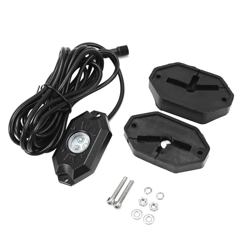 2Pcs 3FT RGB LED Whip Lights with Turn Signal & Brake Light   RGB LED Rock Lights Set with Bluetooth Controlled