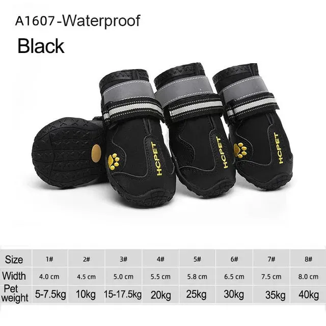 4pcs/set Pet Dog Shoes