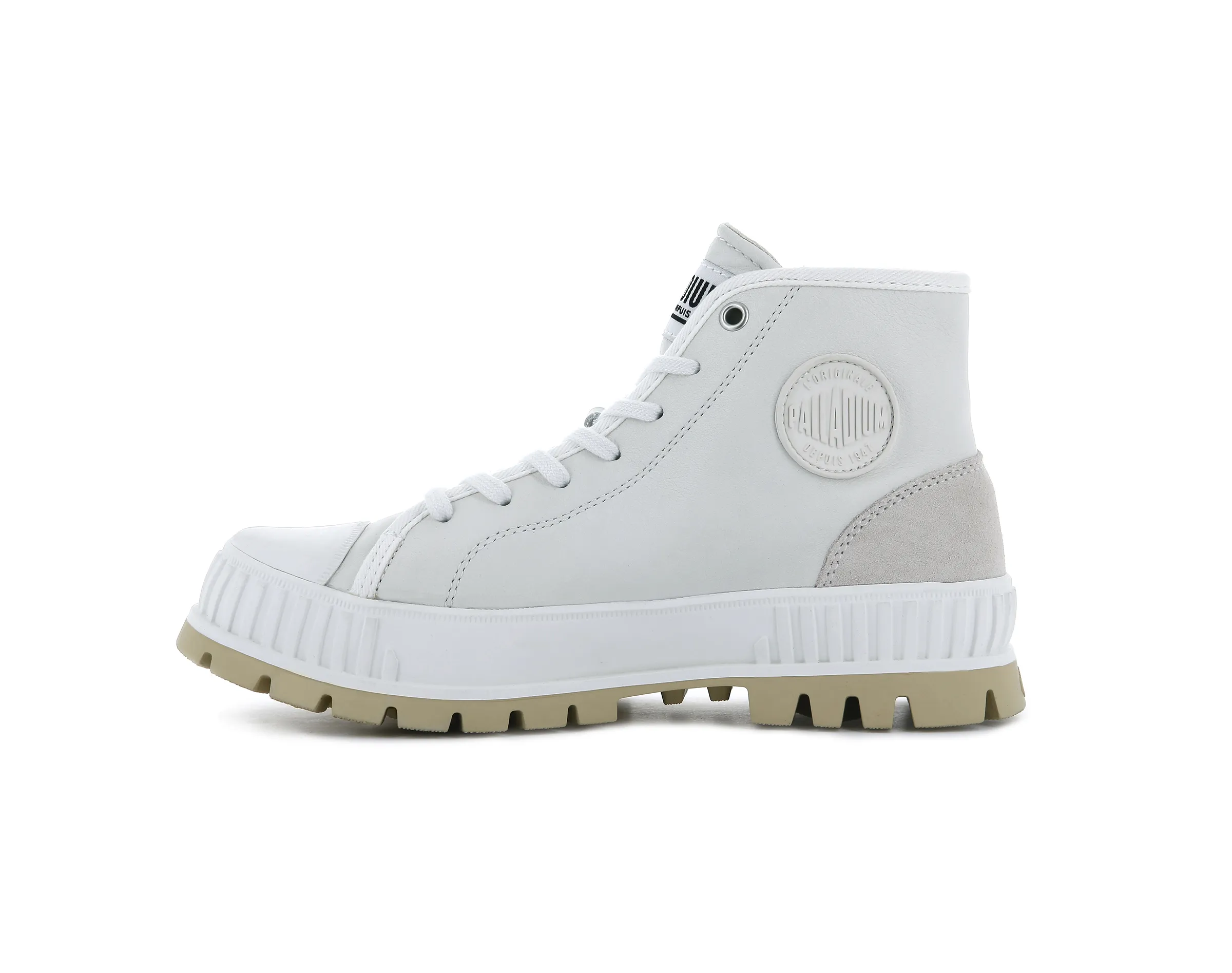 76900-116-M | PALLASHOCK MID OG LEATHER | STAR WHITE