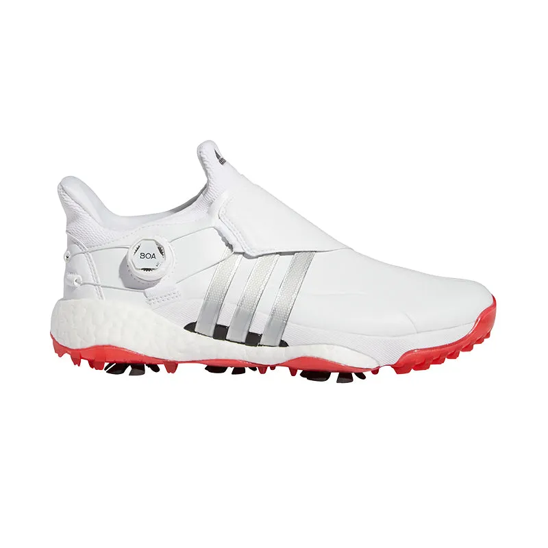 ADIDAS Tour360 Infinity BOA Men's Spikeless Shoes (White/Red)