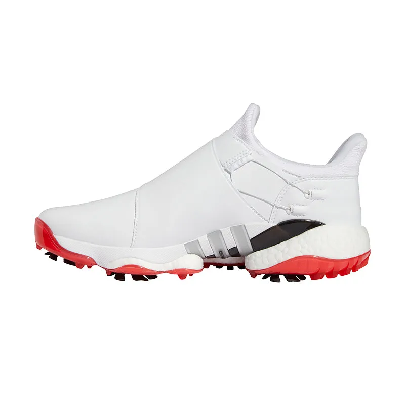 ADIDAS Tour360 Infinity BOA Men's Spikeless Shoes (White/Red)