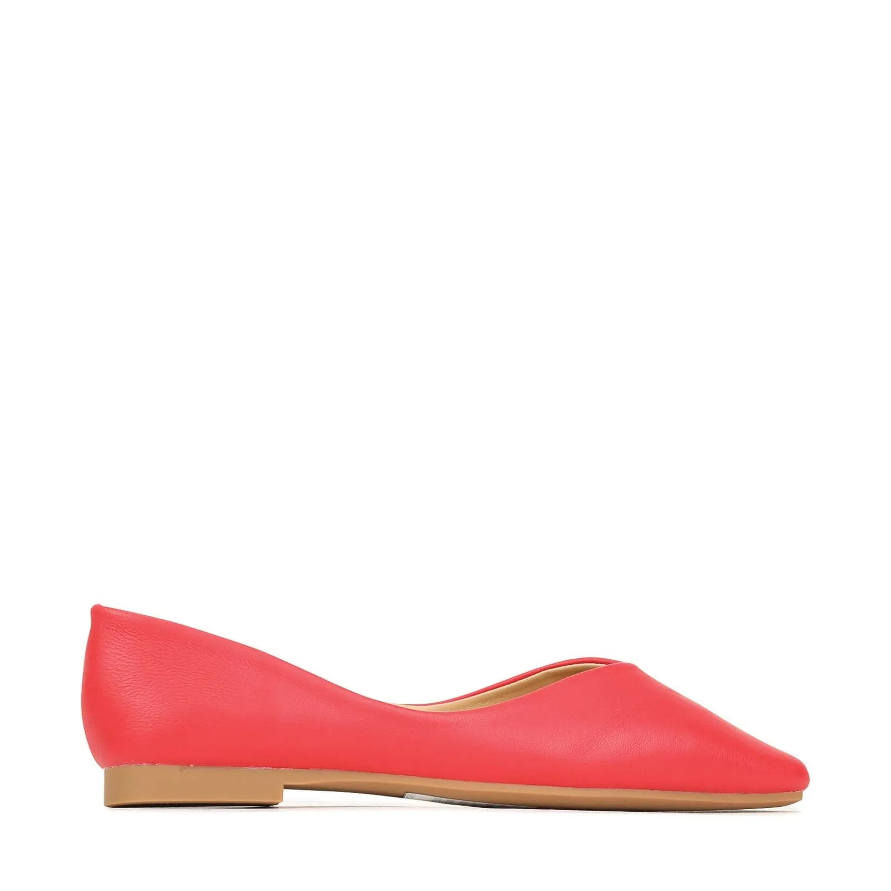 ADRIANA LEATHER BALLET FLATS