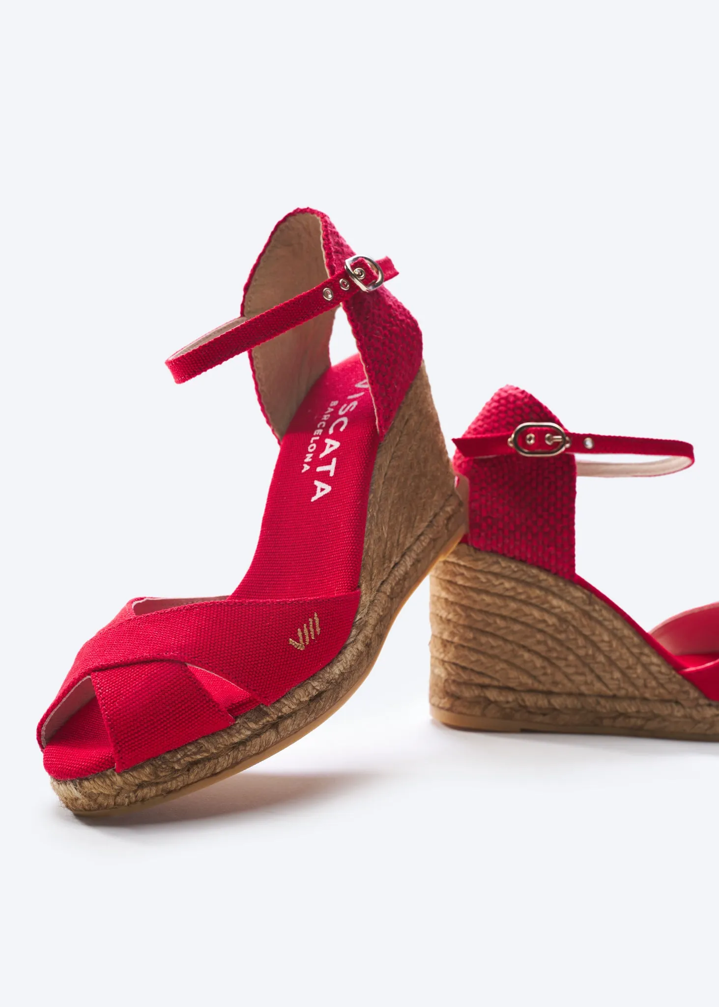 Aiguablava Limited Edition Canvas Espadrille Sandal Wedges