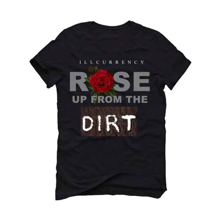 Air Jordan 6 “Metallic Silver” Black T-Shirt (Rose up from the dirt)