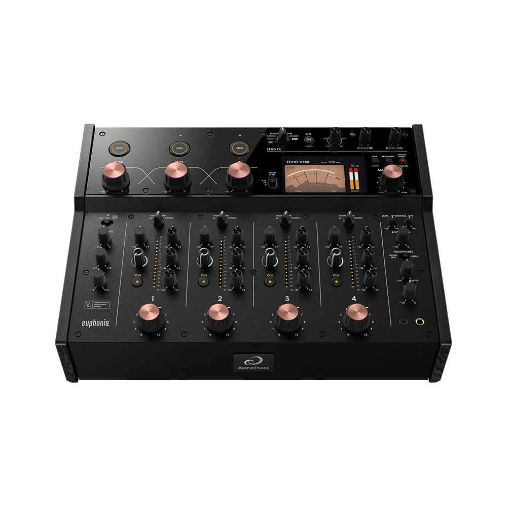 AlphaTheta Euphonia Professional 4-channel Rotary Mixer (Pre-Order)