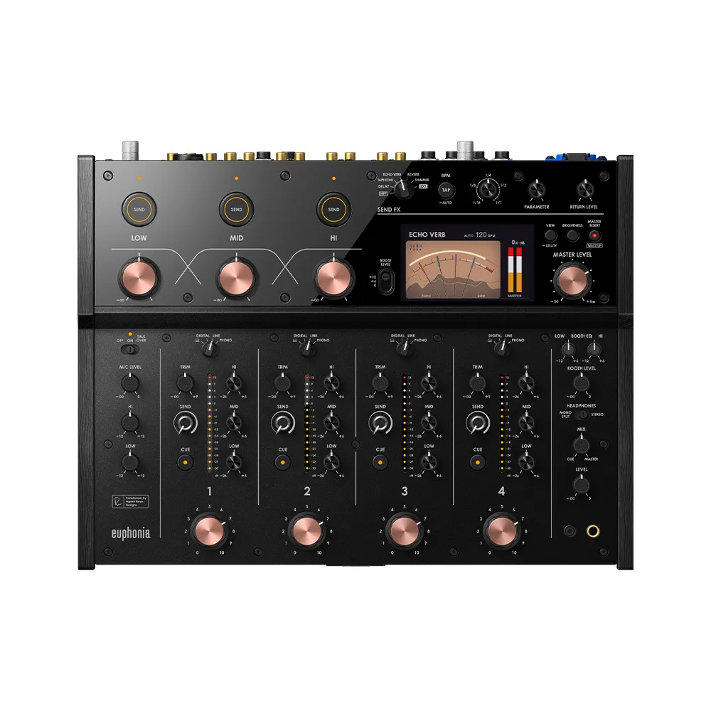 AlphaTheta Euphonia Professional 4-channel Rotary Mixer (Pre-Order)