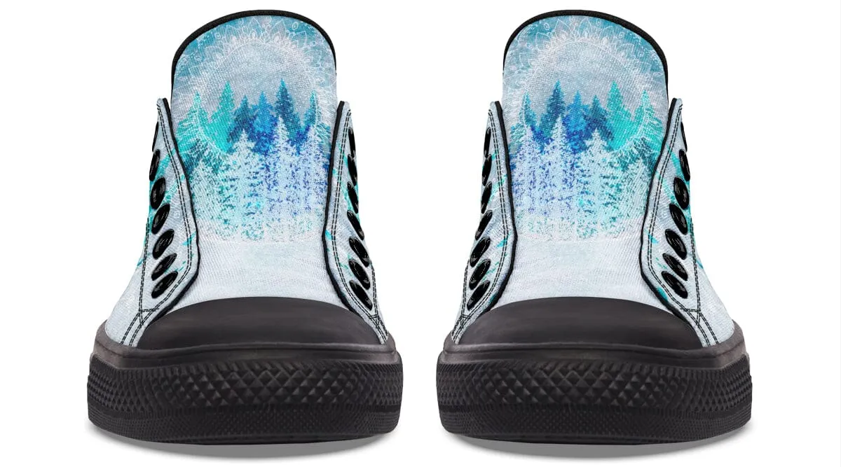 Among The Pines Mandala Low Top Shoes