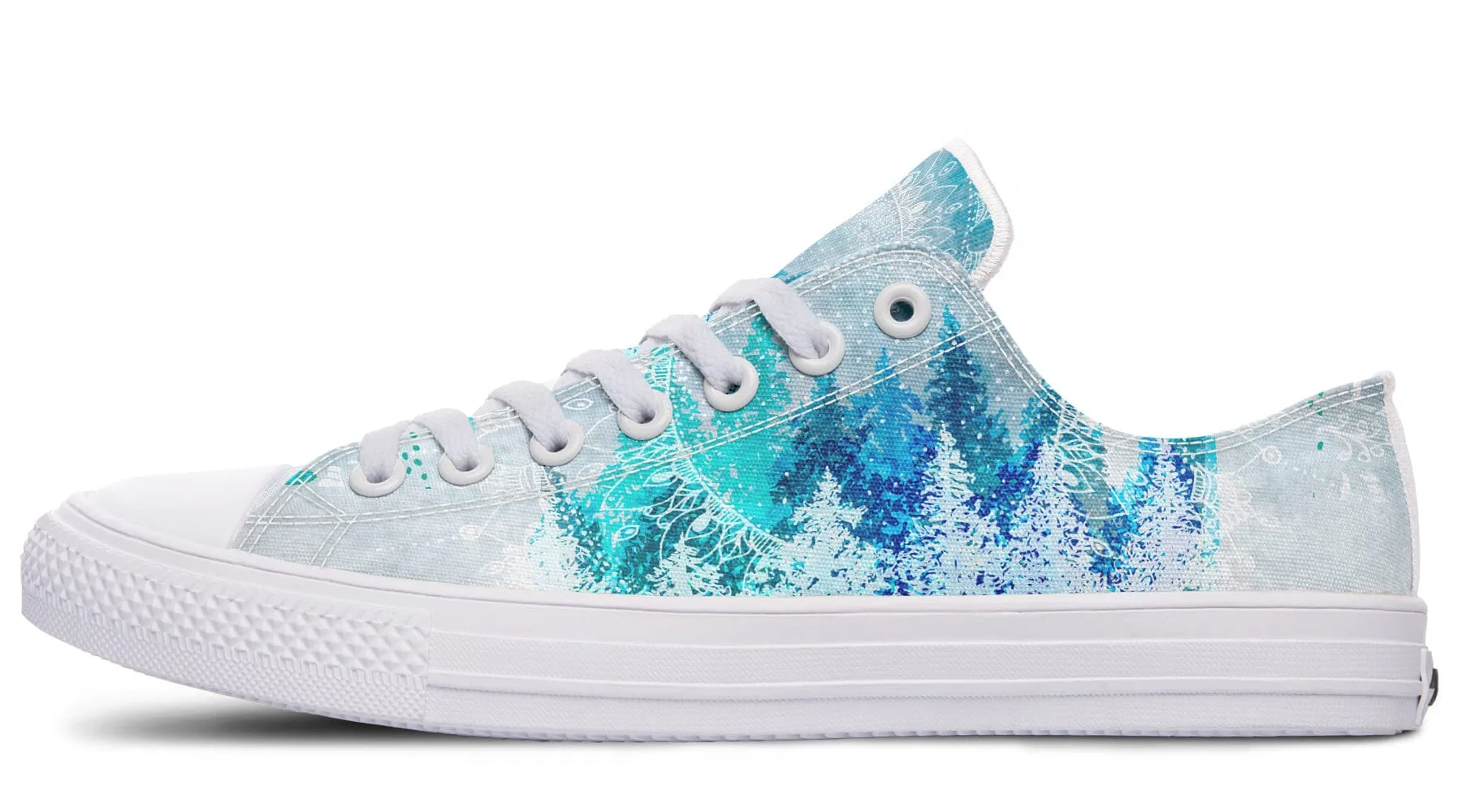 Among The Pines Mandala Low Top Shoes