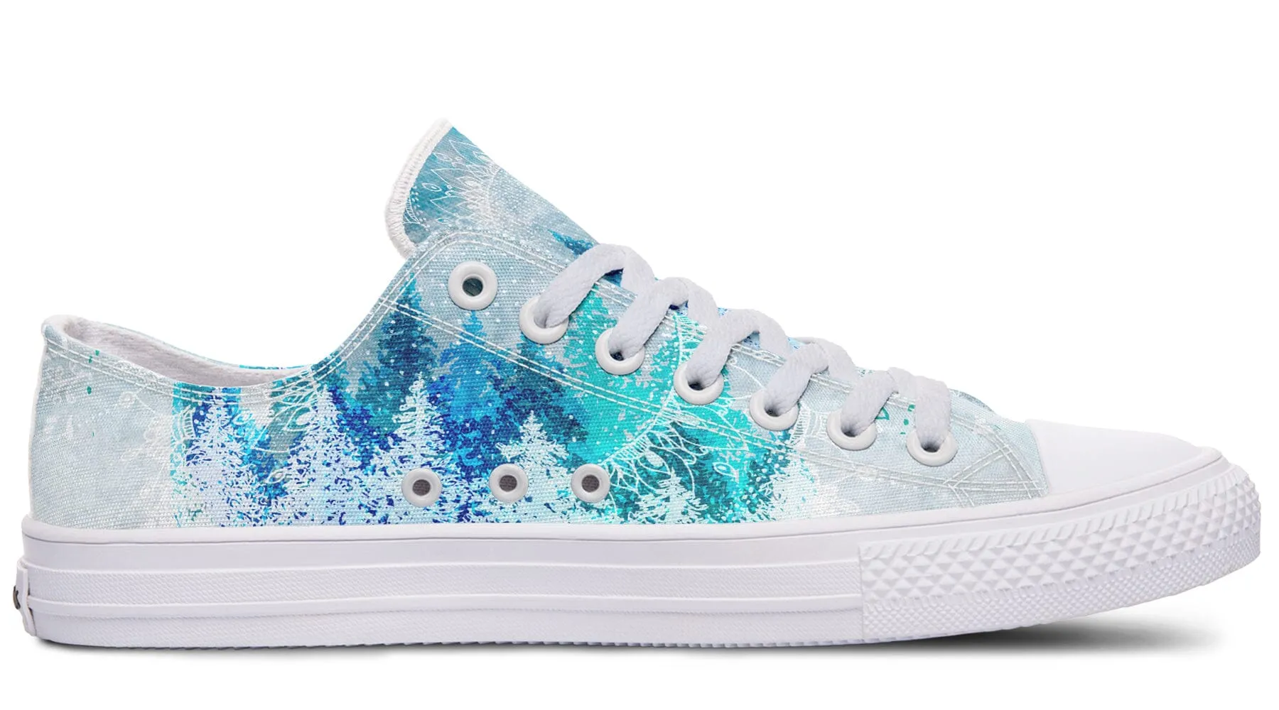 Among The Pines Mandala Low Top Shoes