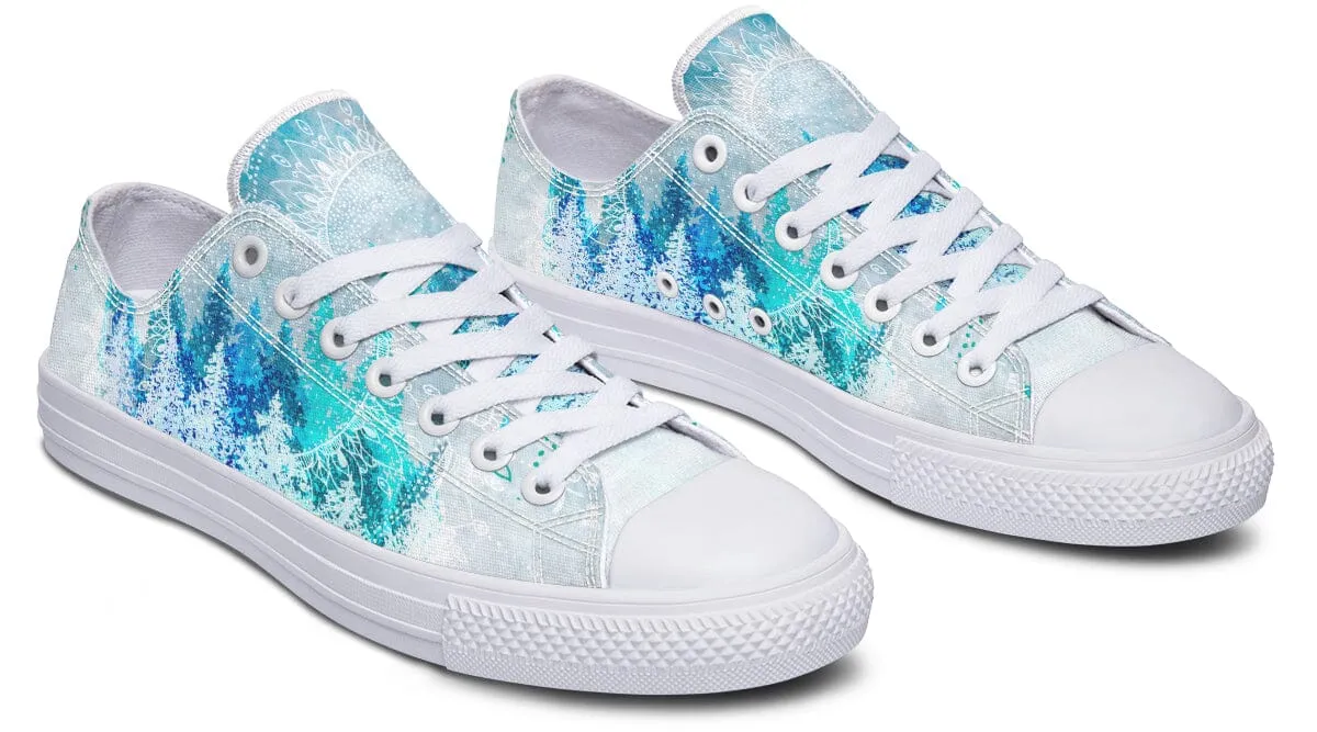 Among The Pines Mandala Low Top Shoes