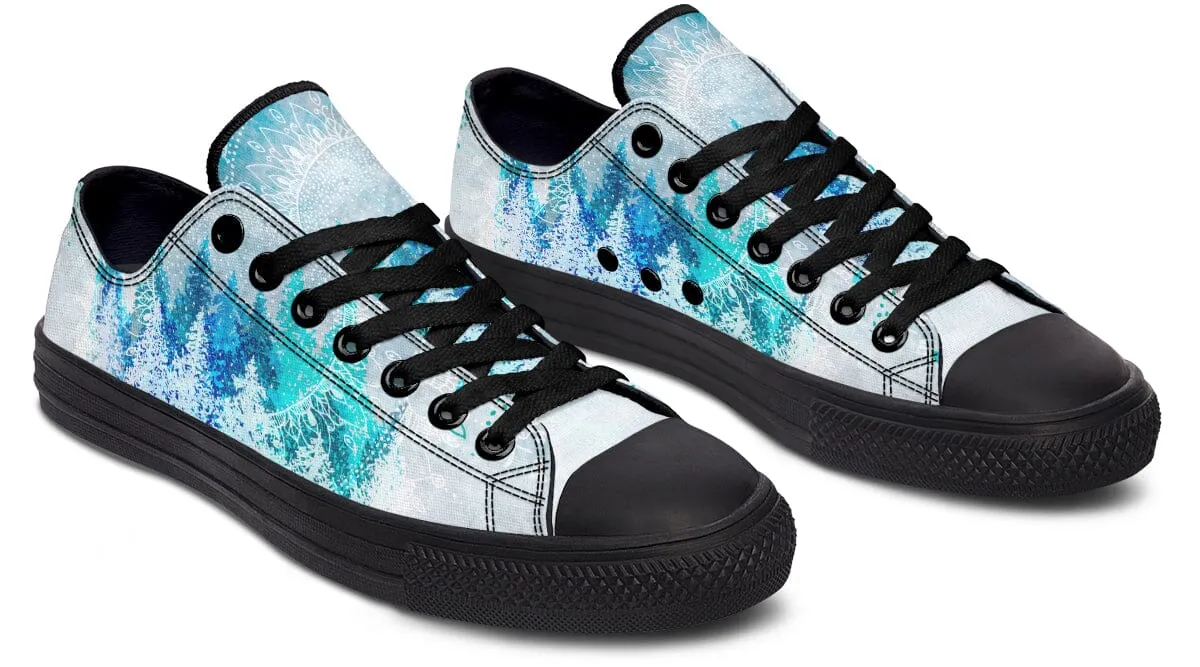 Among The Pines Mandala Low Top Shoes