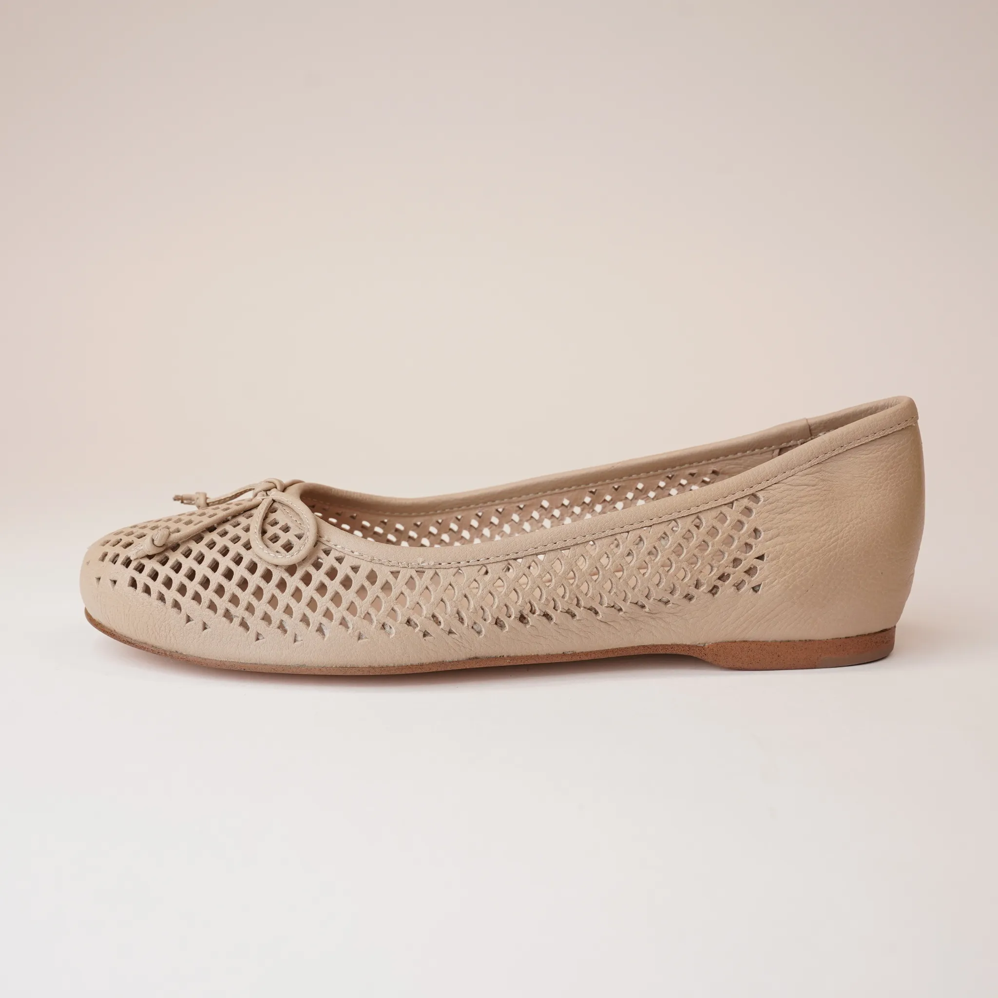 Appso Cafe Leather Ballet Flats