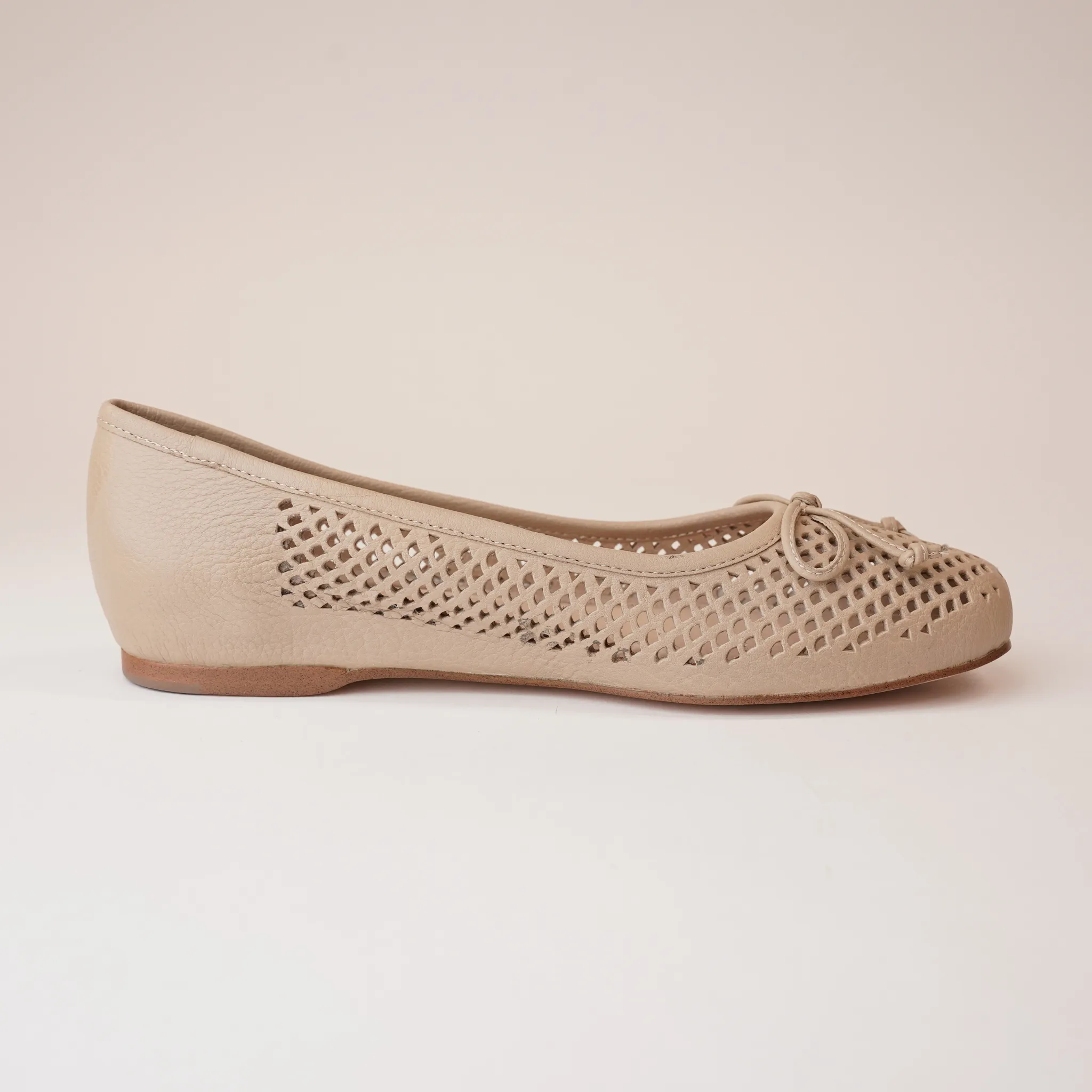 Appso Cafe Leather Ballet Flats