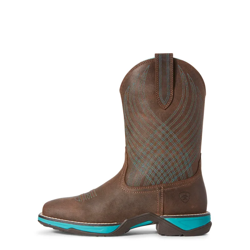 'Ariat' Women's 10" Anthem Western Square Toe - Java