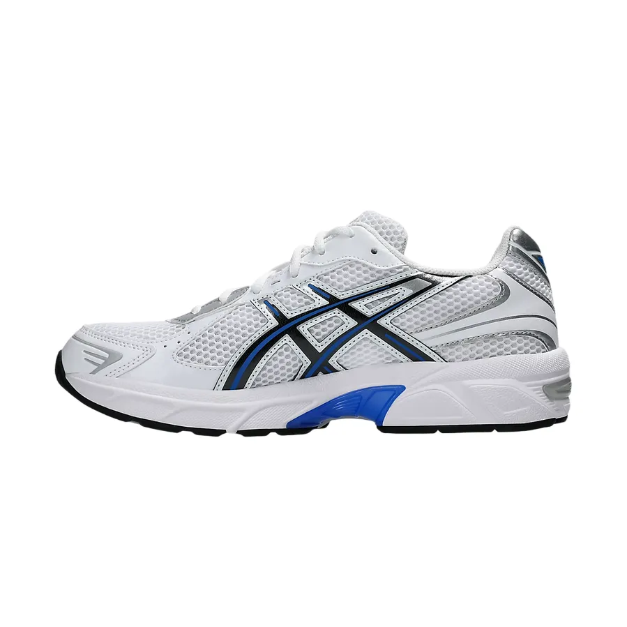 Asics scarpa sneakers da uomo Gel-1130 1201A256-119 bianco-blu chiaro