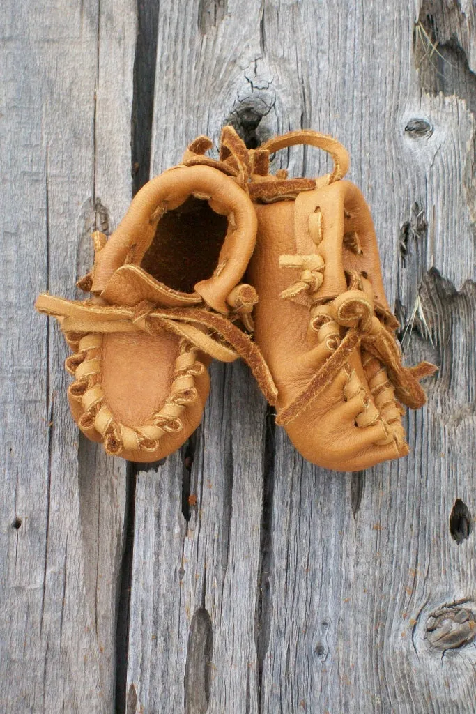 Baby moccasins, leather moccasins, baby gift