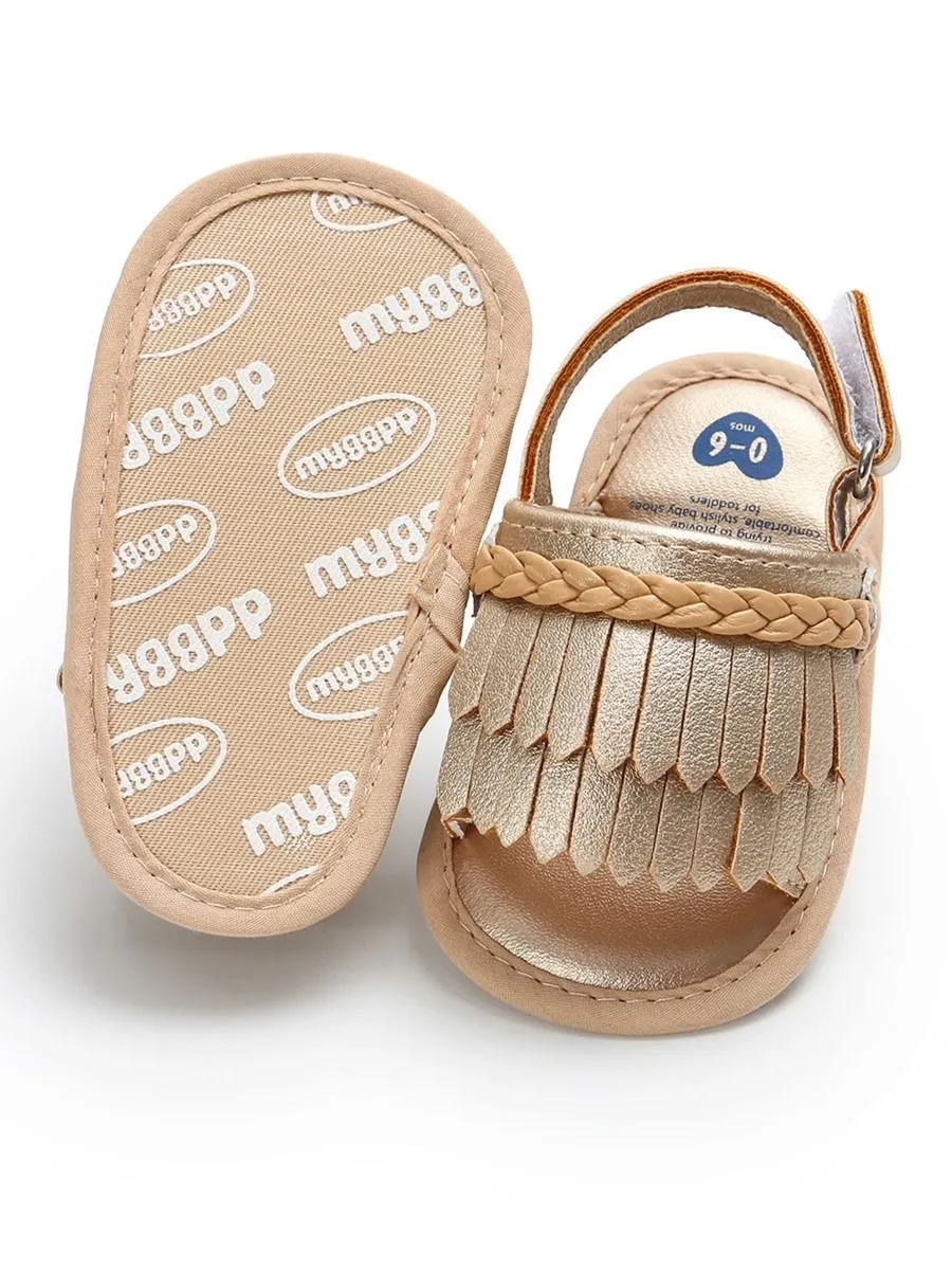 Baby Tassel Trim  Pre Walking Sandal