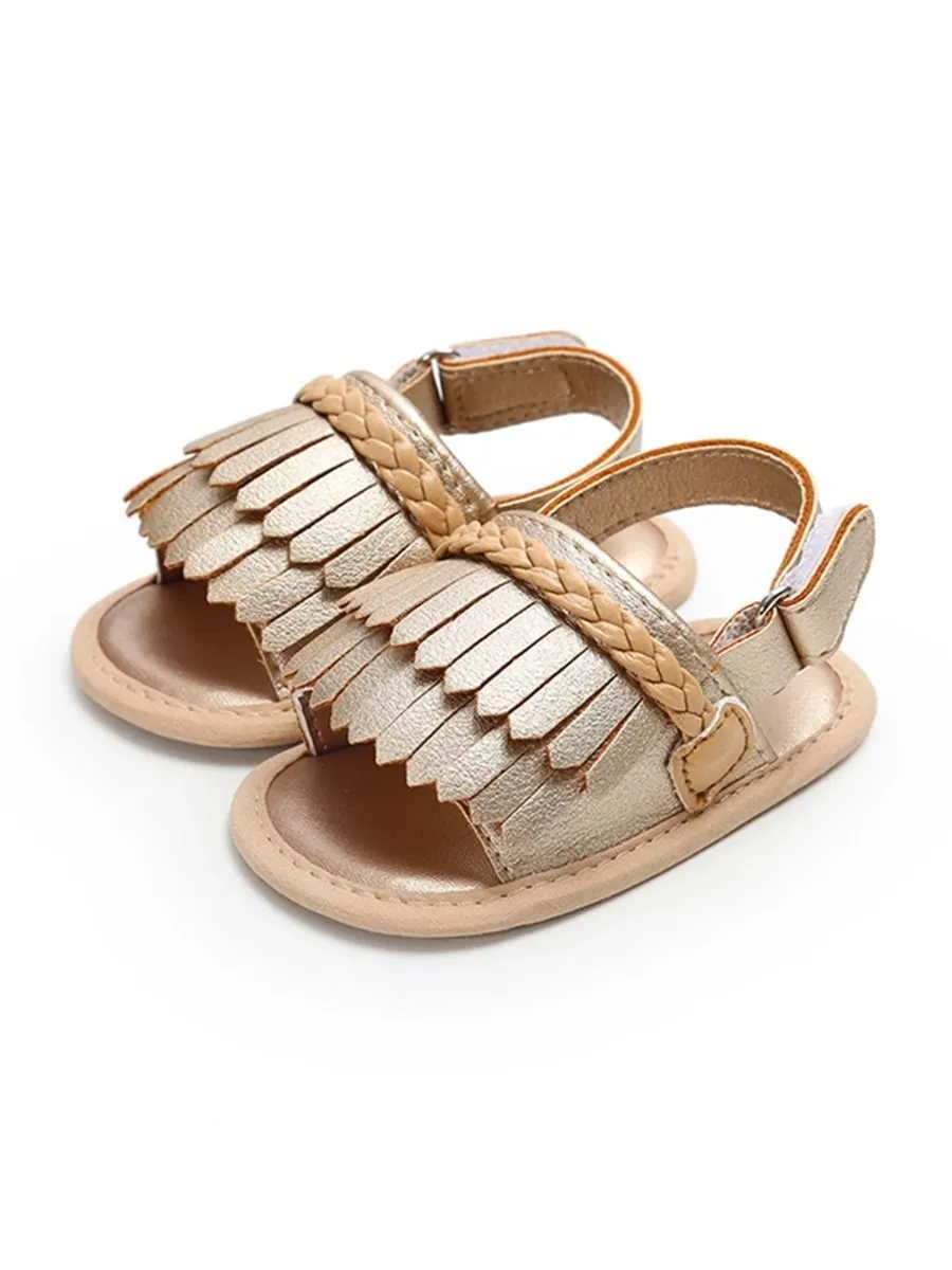 Baby Tassel Trim  Pre Walking Sandal