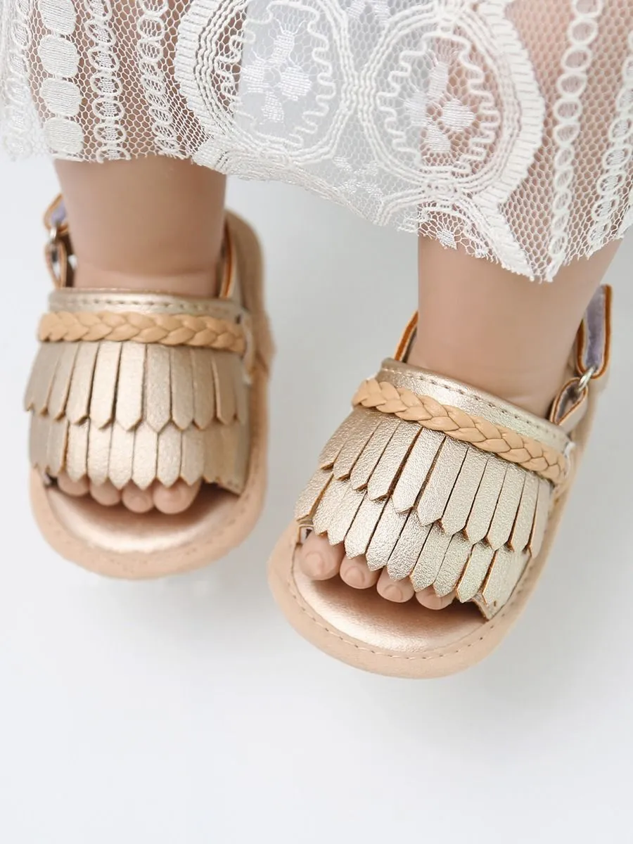 Baby Tassel Trim  Pre Walking Sandal