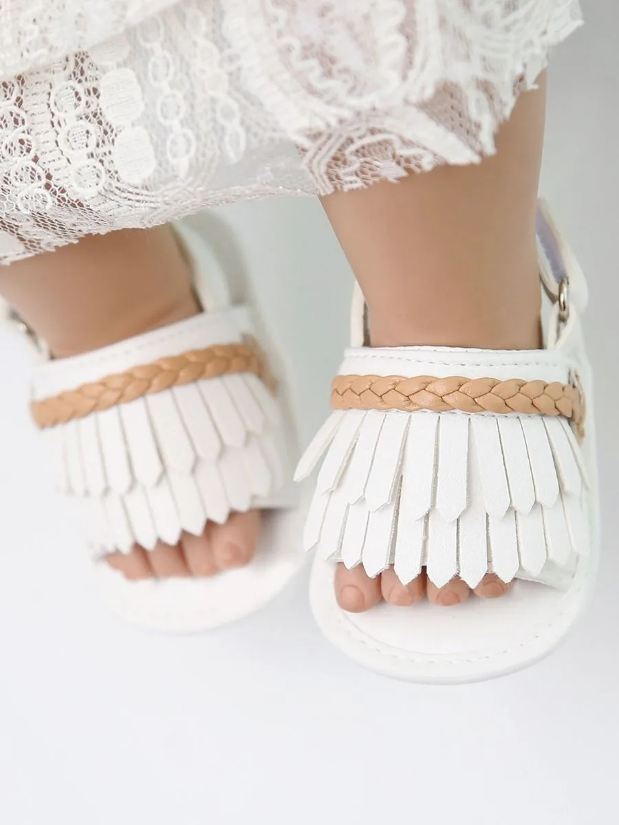 Baby Tassel Trim  Pre Walking Sandal