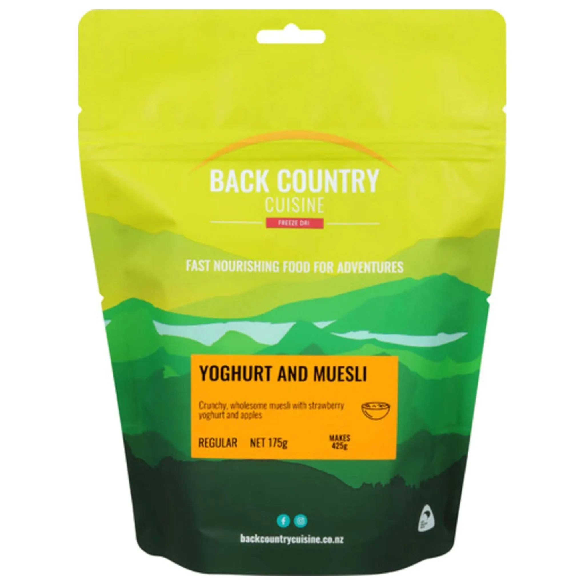 Back Country Cuisine Yoghurt And Muesli