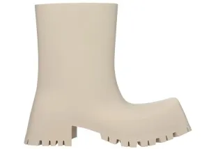 Balenciaga Trooper Rubber Boot Light Beige (Women'S)