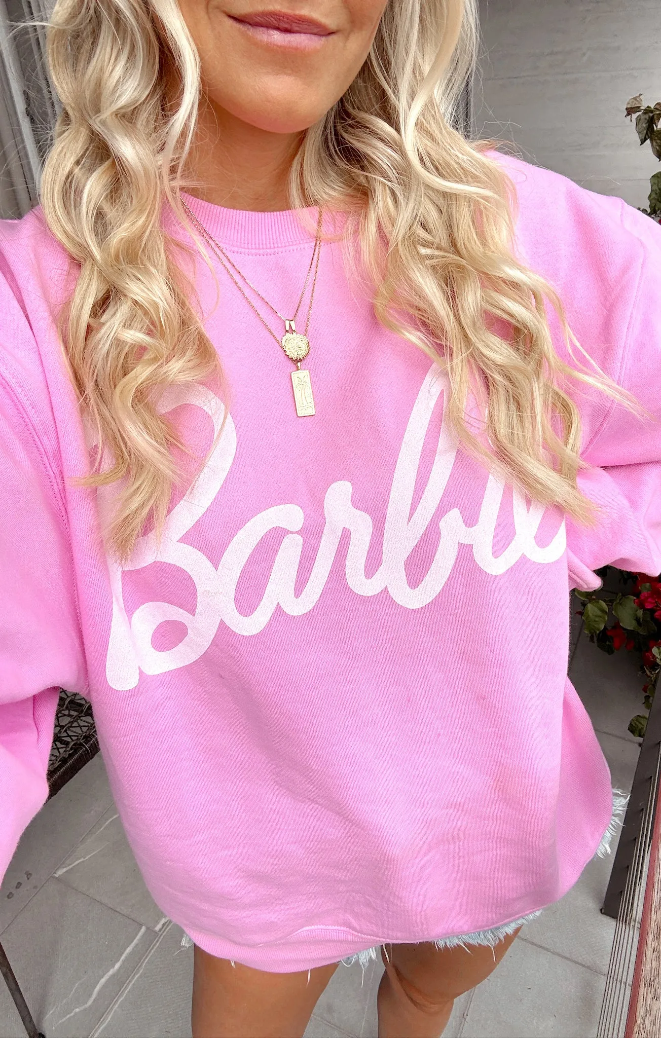 Barbie™ Sweatshirt ~ Barbie™ Pink