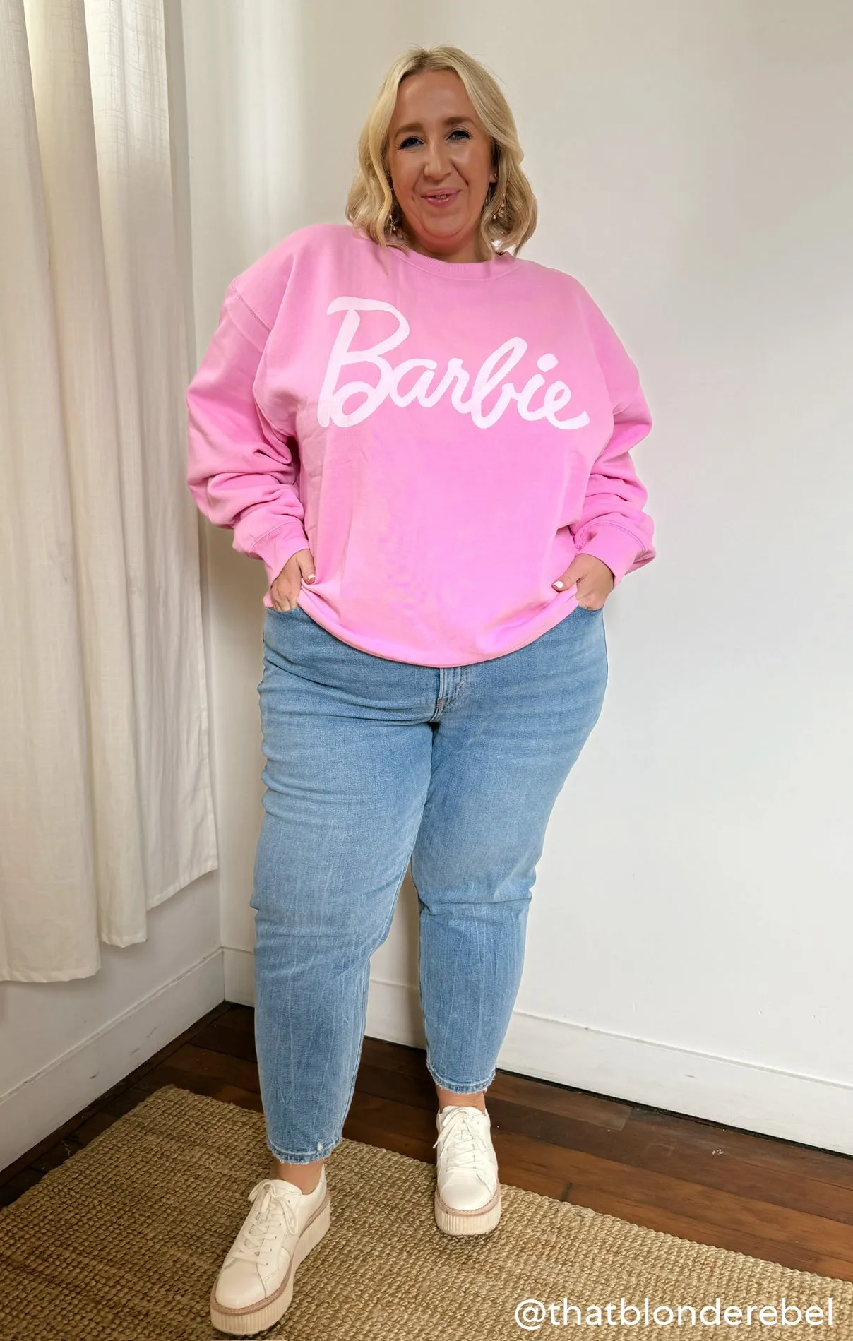 Barbie™ Sweatshirt ~ Barbie™ Pink