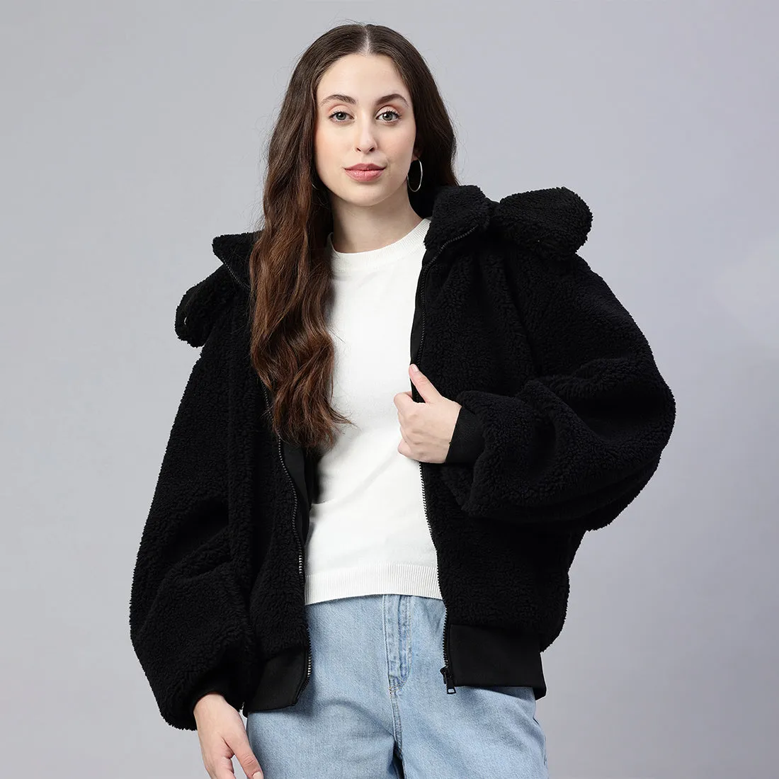 Belted Hooded Long Puffer Jacket