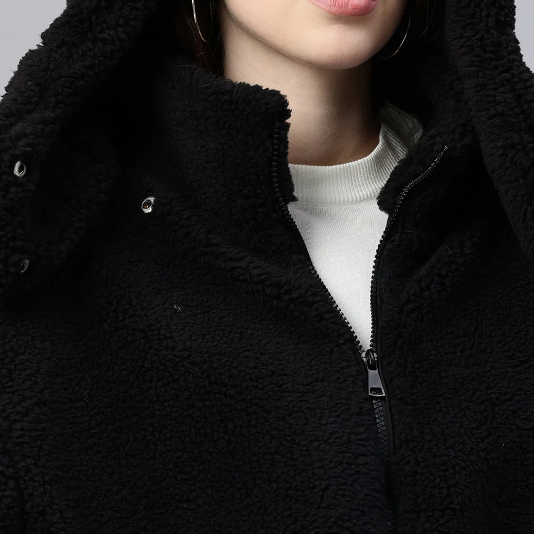 Belted Hooded Long Puffer Jacket