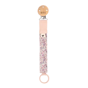 BIBS: BIBS x LIBERTY Pacifier Clip - Eloise Blush