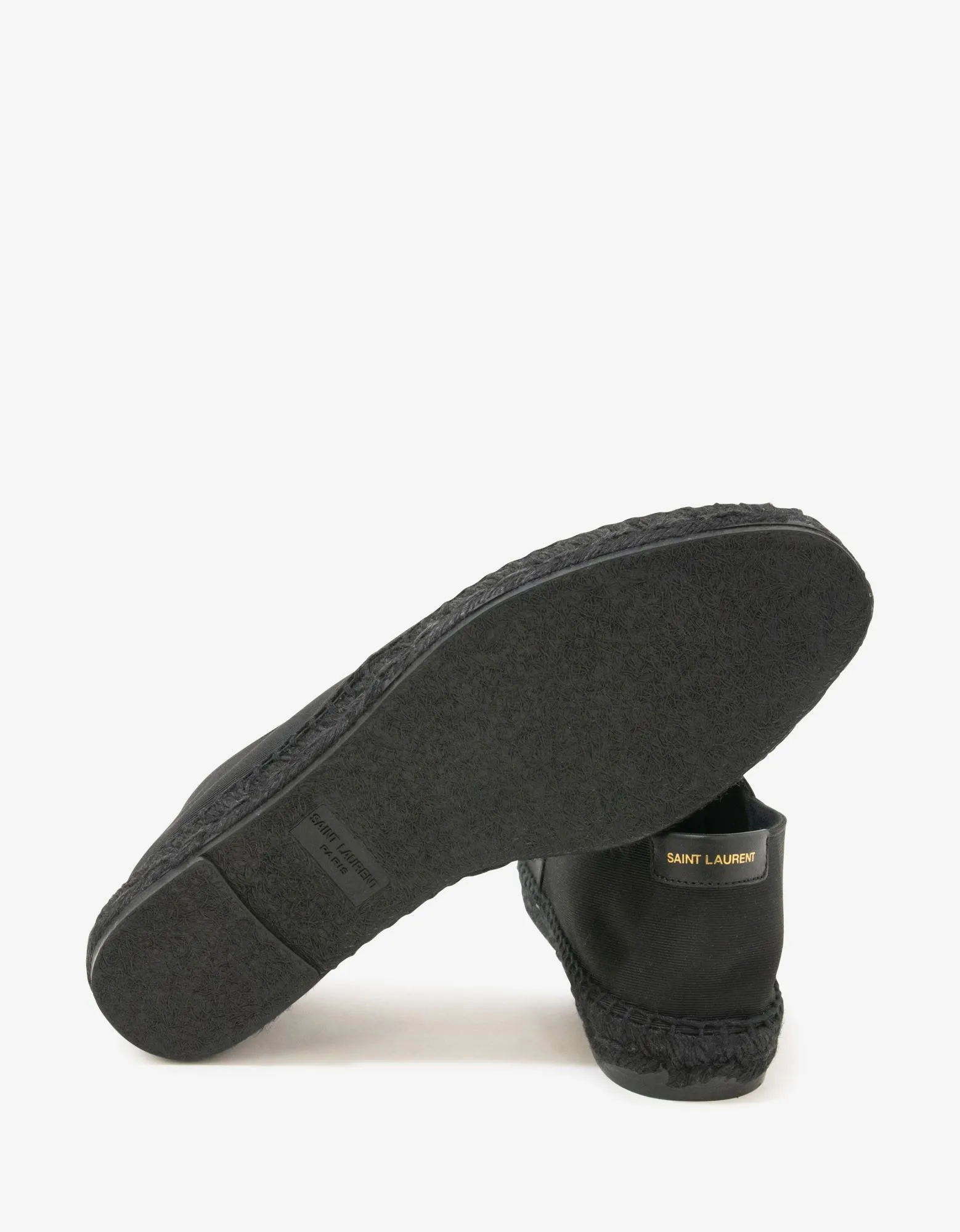 Black Logo Espadrilles