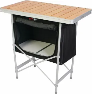 BlackWolf Folding Camp Cupboard - Silver