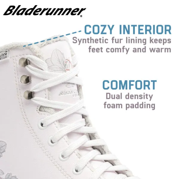 Bladerunner DIVA Women's Figure Skates - WHITE/ROSE GOLD - Sale