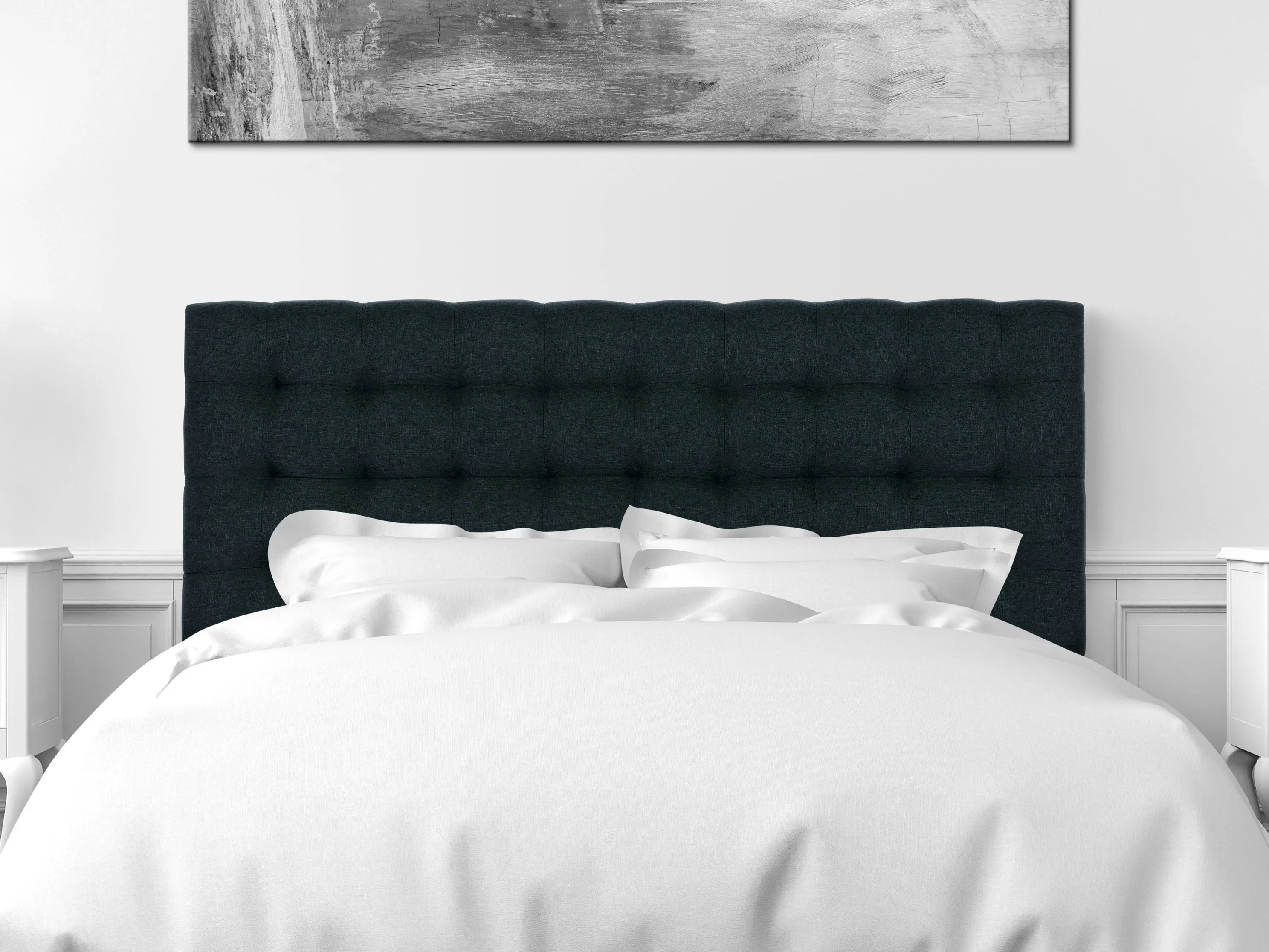 Blue Modern Queen Headboard