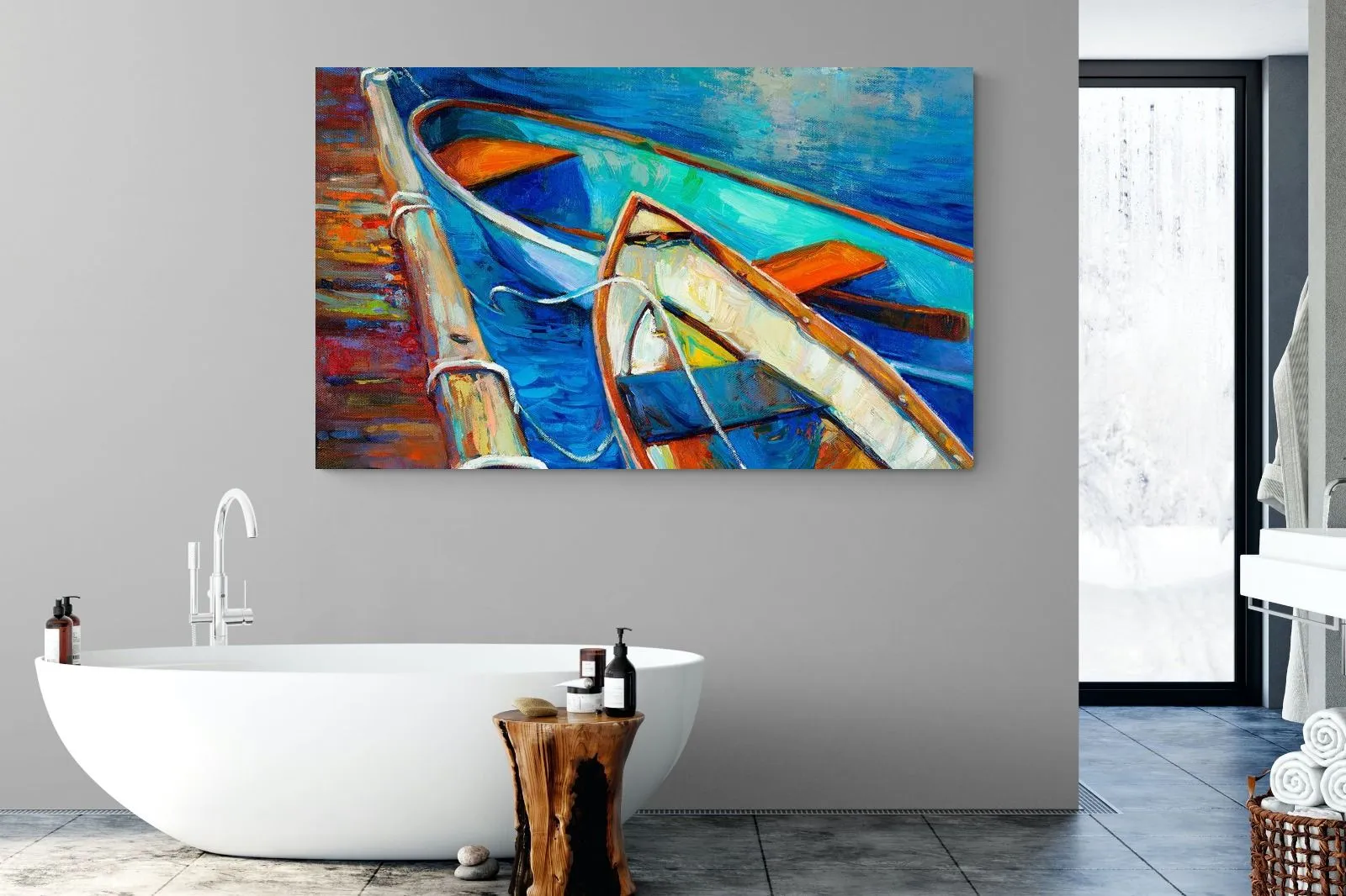 Boats on Canvas