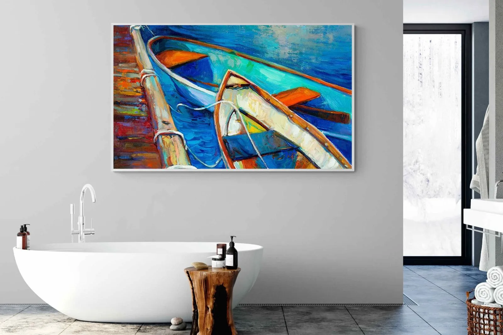 Boats on Canvas