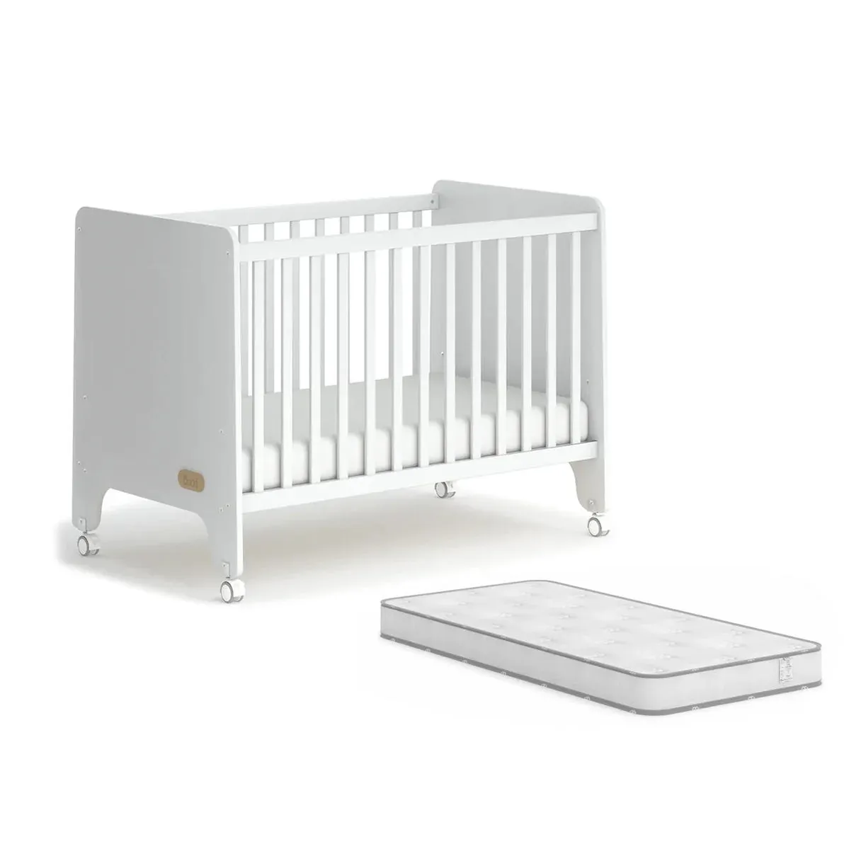 Boori Natty Compact Cot 7 PC Package with Three Draw Chest