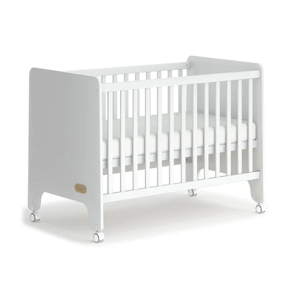 Boori Natty Compact Cot Only WHITE