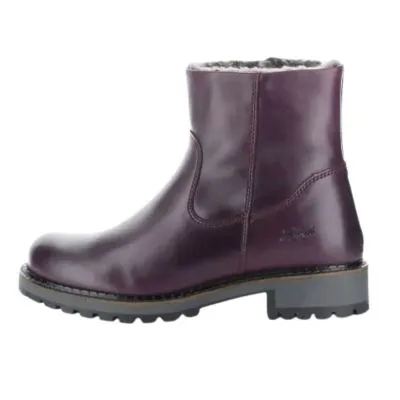 Bos. & Co. Calib Purple Waterproof Women's Ankle Boots