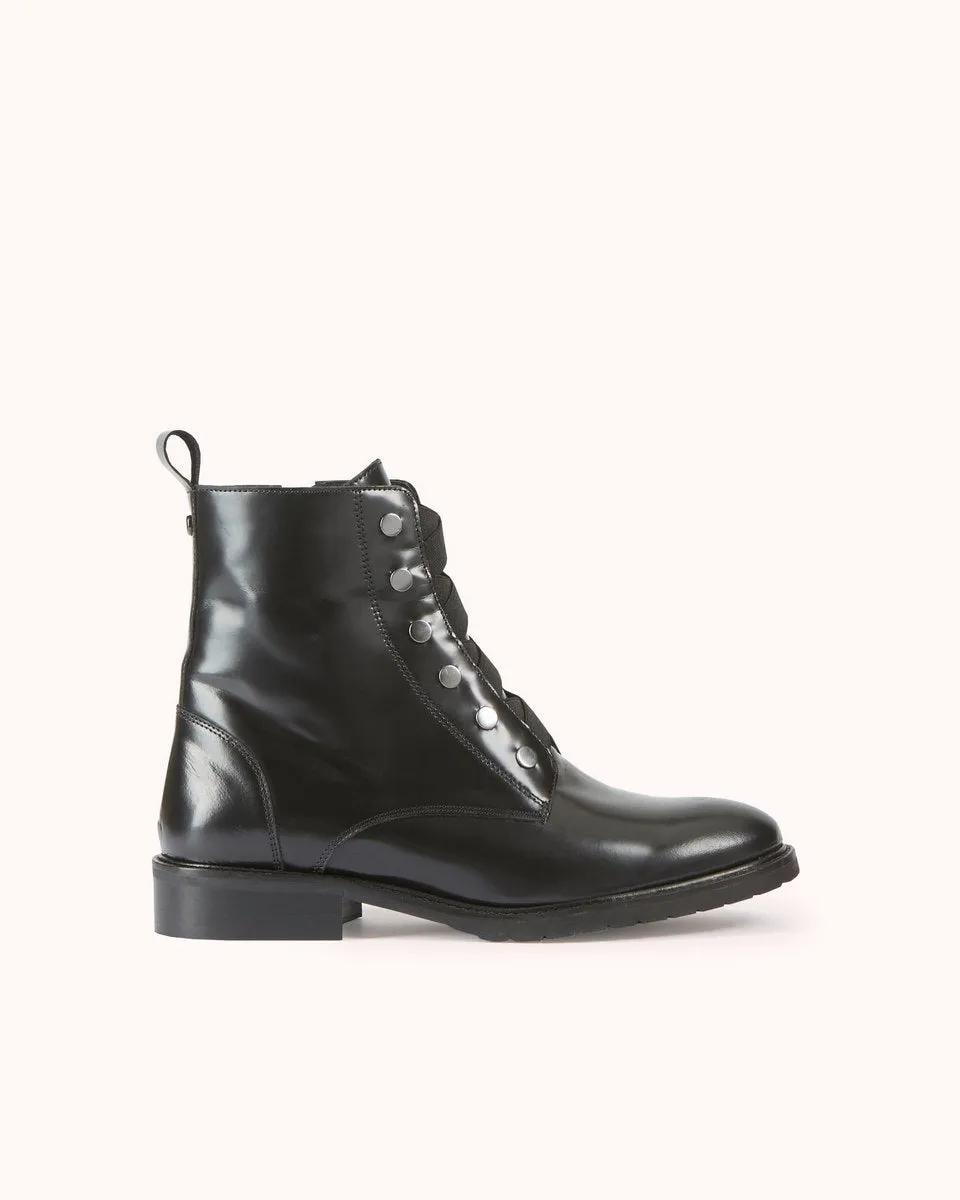 Bottines En Cuir Vimie - Noir