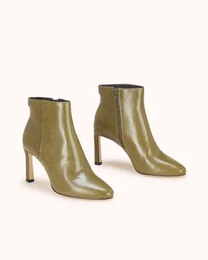 Bottines En Cuir Zelori - Vert