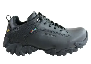 Bradok Krakatoa Mens Comfort Leather Hiking Shoes Made In Brazil