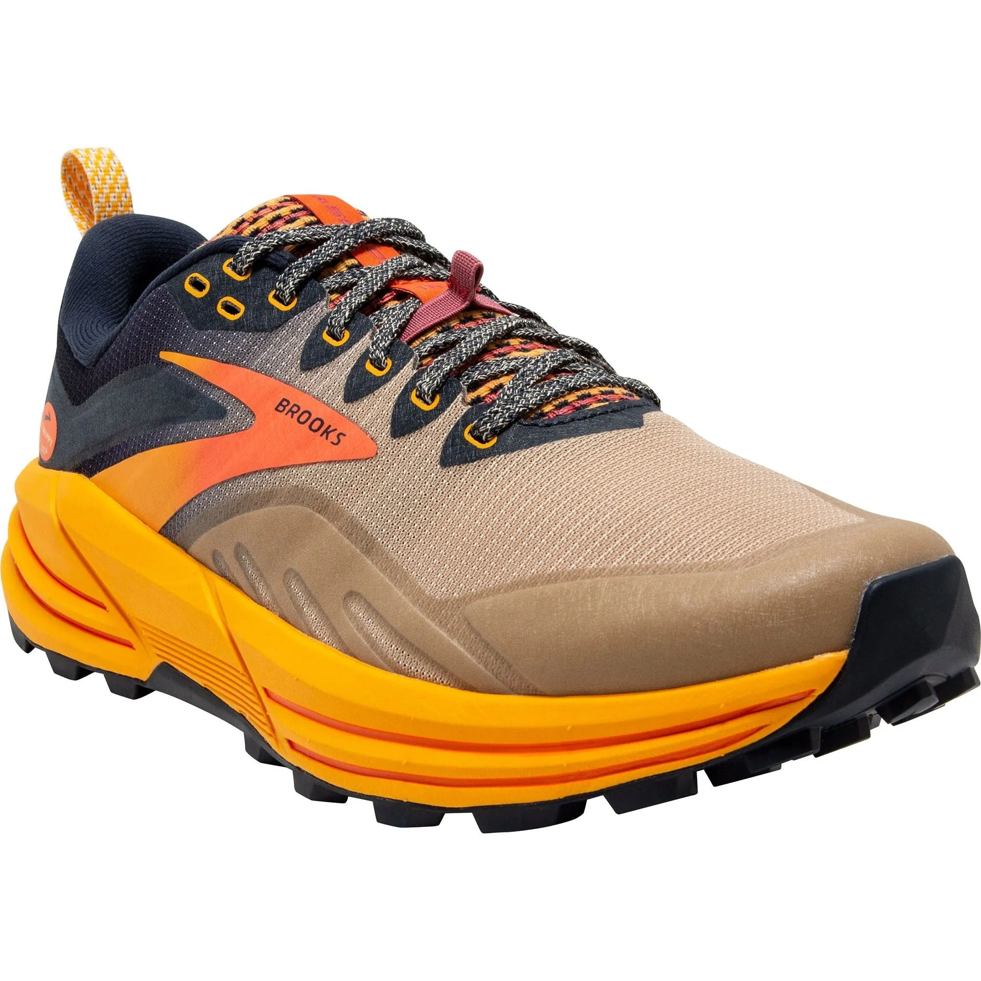 Brooks Cascadia 16 Mens Trail Running Shoes - Brown