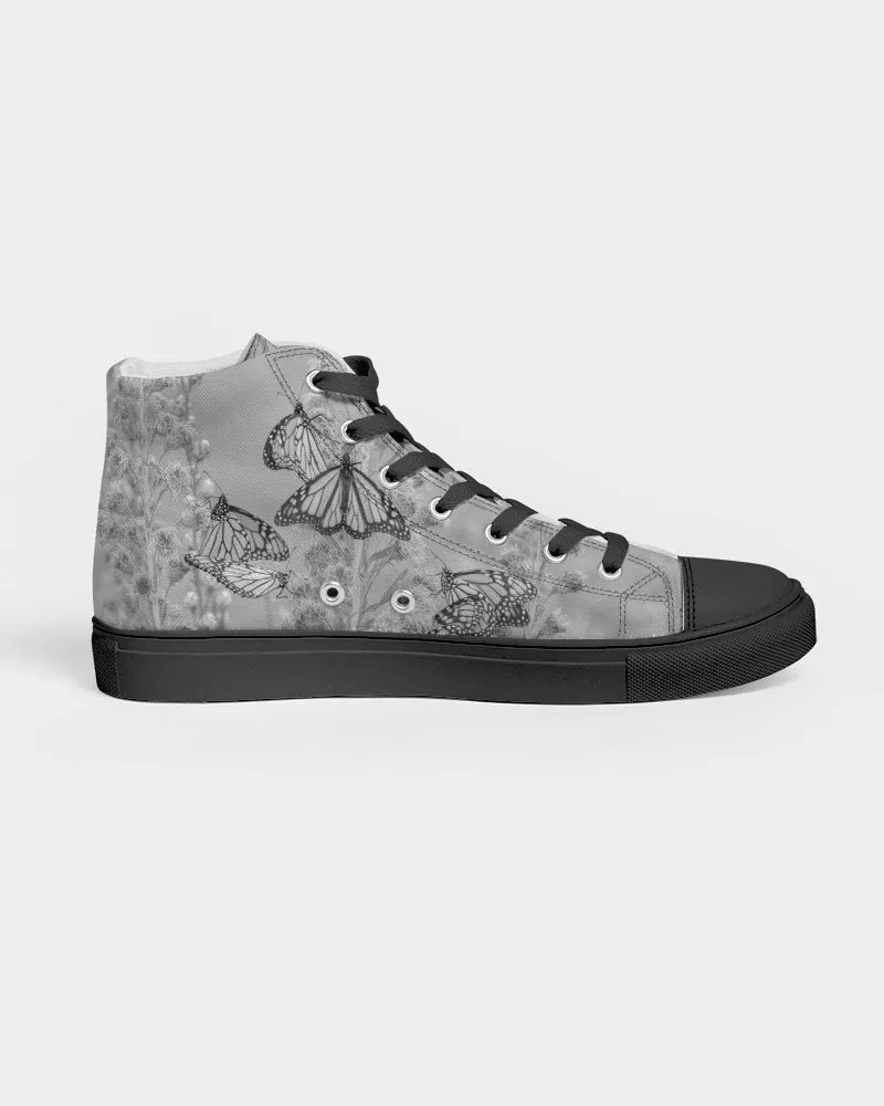 Butterfly Dreams Women's Hightop Canvas Shoe 