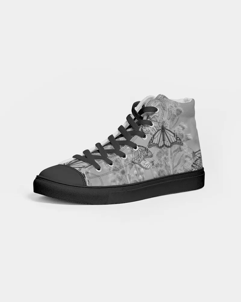 Butterfly Dreams Women's Hightop Canvas Shoe 