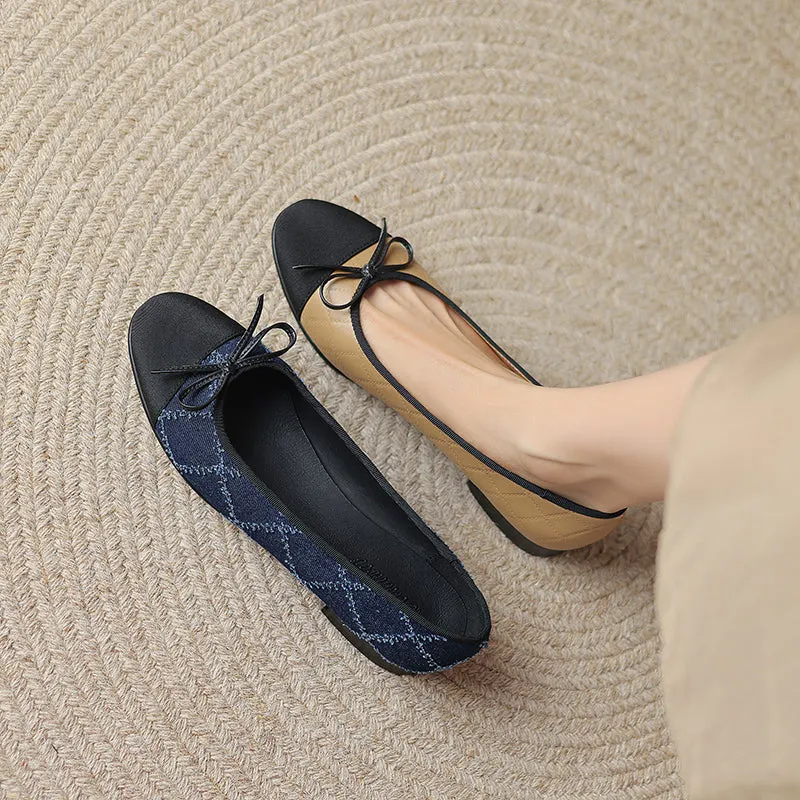 Cap Toe Ballet Flat