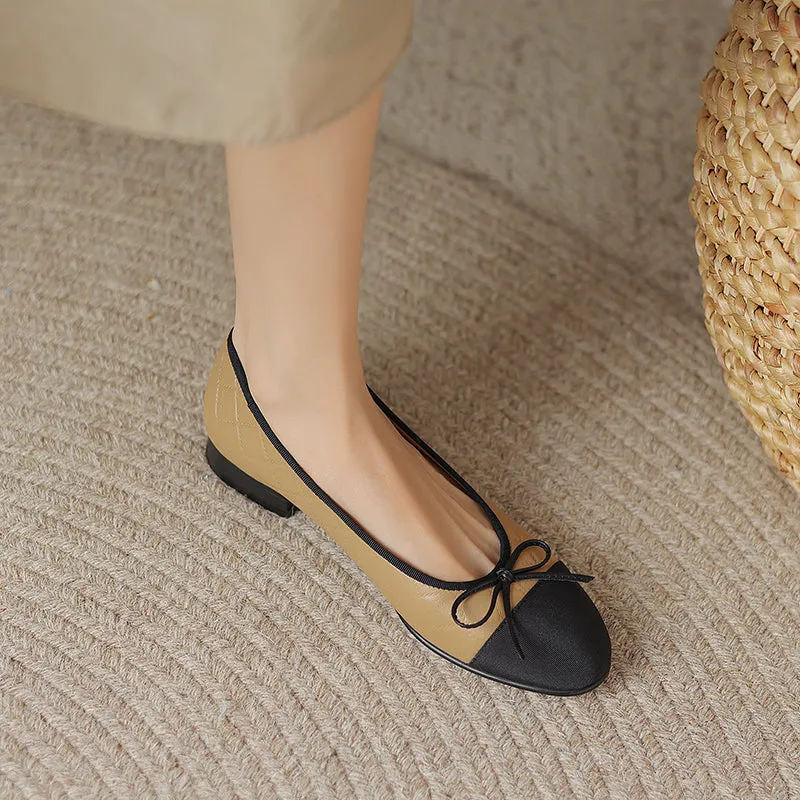 Cap Toe Ballet Flat