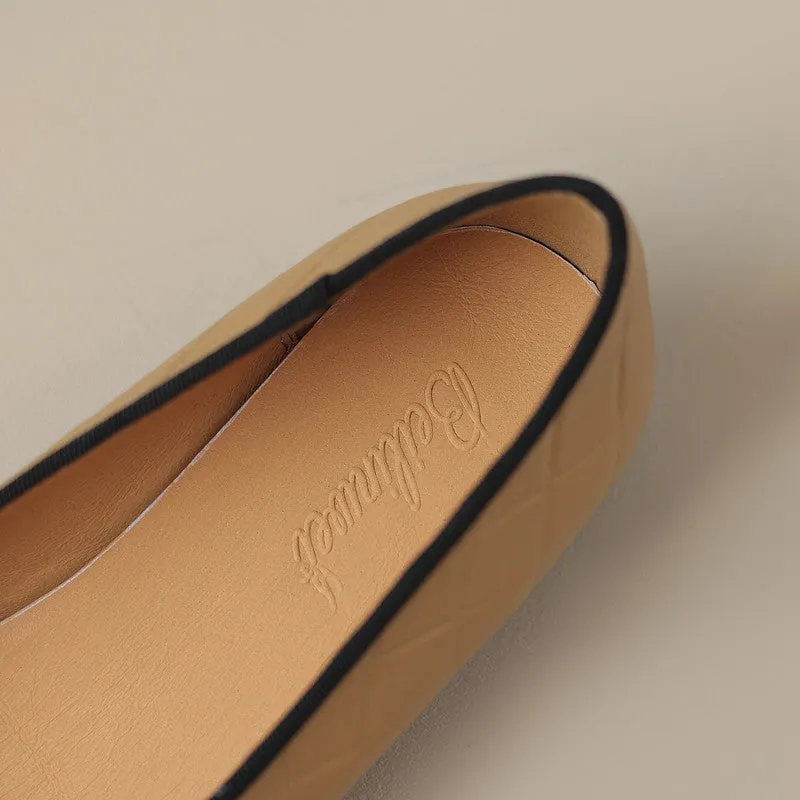 Cap Toe Ballet Flat